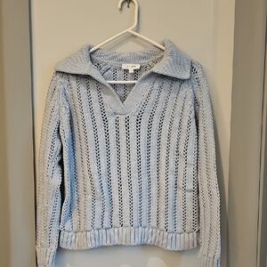 Haven Well Within By Talbots Sweater, Sz XS, Light Blue NWOT